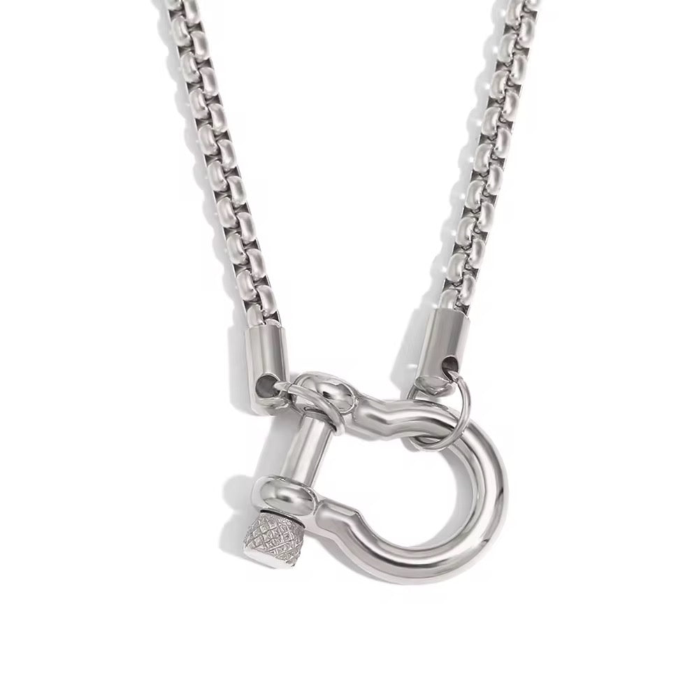 Chunky Padlock Necklace